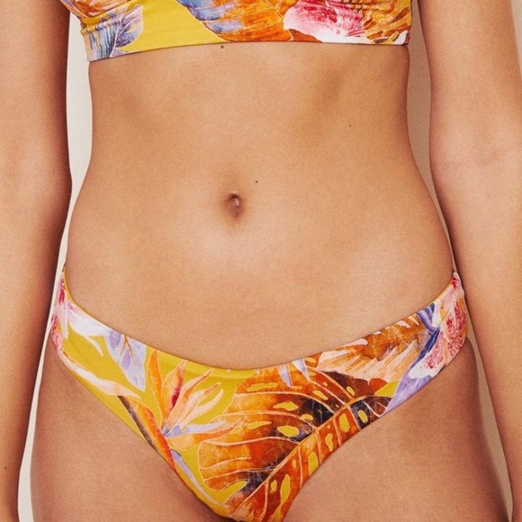 L Space for Anthropologie Bikini Bottom New Size Large Swimsuit Desert Palm NWT - Picture 3 of 13